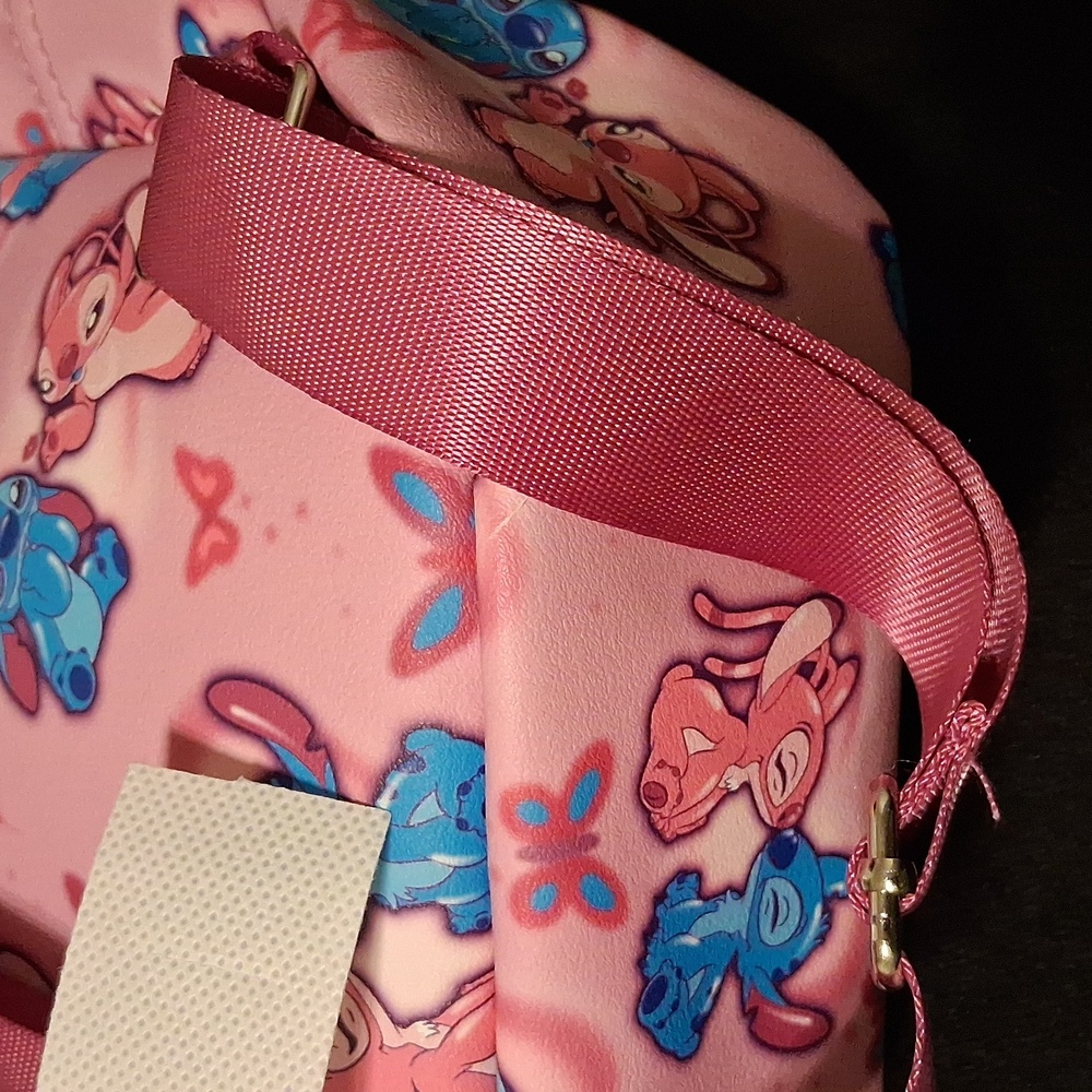 Disney Stitch Pink Kids Backpack - Picture 5 of 13